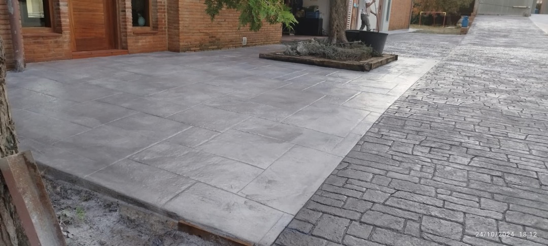 Hormigón impreso Matadepera Terrassa