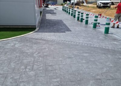 Obra de Hormigon Impreso en Sant Cugat del Vallés (Valles Occidental)