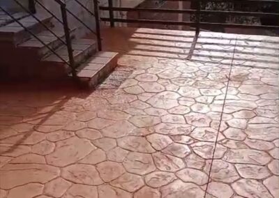 Hormigón impreso en Sentmenat y Lliçà d'Amunt