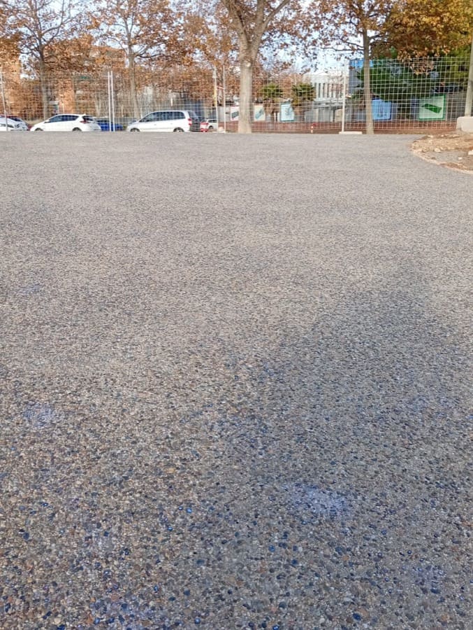 hormigon desactivado para parques, jardines y espacios publicos