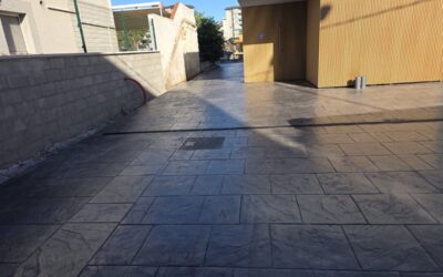 Hormigón Impreso para una casa unifamiliar en Cerdanyola del Vallés