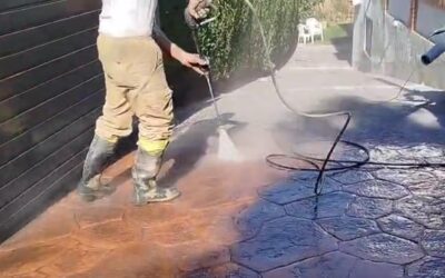 Hormigón impreso en Sant Pere de Vilamajor y Sant Celoni