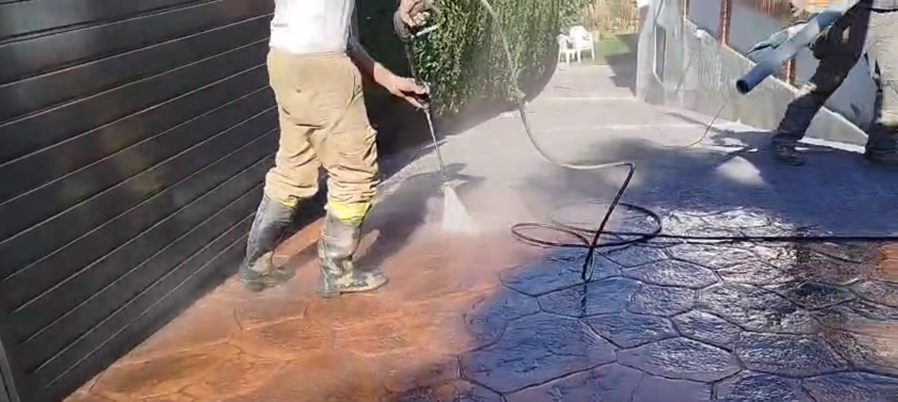 Hormigón impreso en Sant Pere de Vilamajor, Sant Celoni i Llinars del Vallés